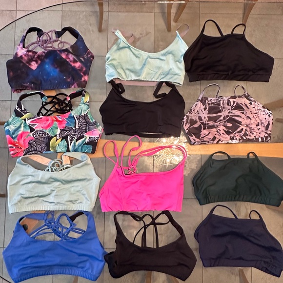 Onzie Sports Bra Bundle (12) S/M Yoga Pilates Activewear Lot